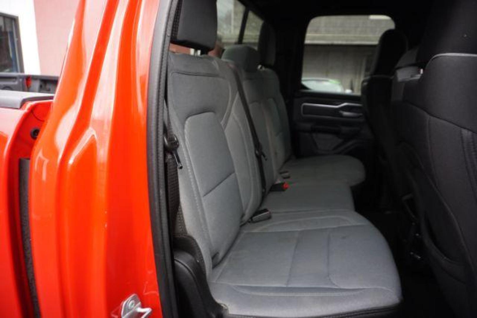 2023 Flame Red Clearcoat /Diesel Gray/Black Ram 1500 Big Horn Quad Cab 4x4 6'4 Box (1C6SRFBT8PN) , located at 312 Centre Ave, Schuylkill Haven, PA, 17972, (570) 593-5278, 40.638130, -76.177383 - Photo#39