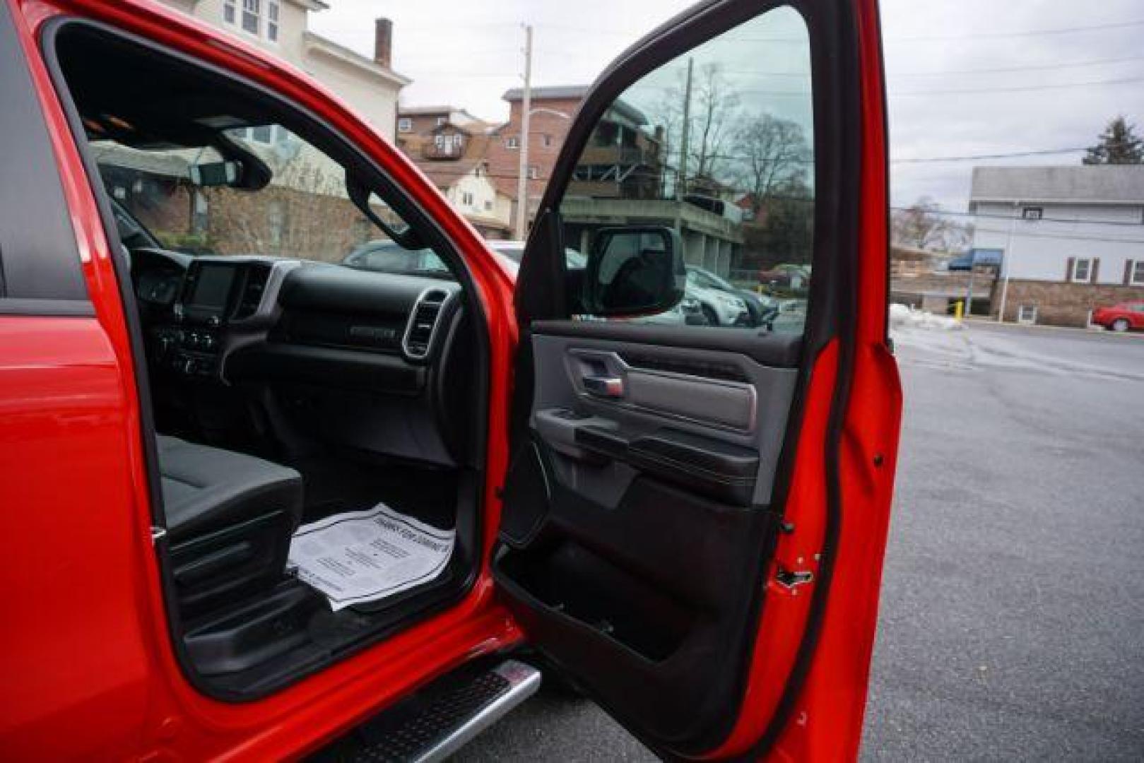 2023 Flame Red Clearcoat /Diesel Gray/Black Ram 1500 Big Horn Quad Cab 4x4 6'4 Box (1C6SRFBT8PN) , located at 312 Centre Ave, Schuylkill Haven, PA, 17972, (570) 593-5278, 40.638130, -76.177383 - Photo#42