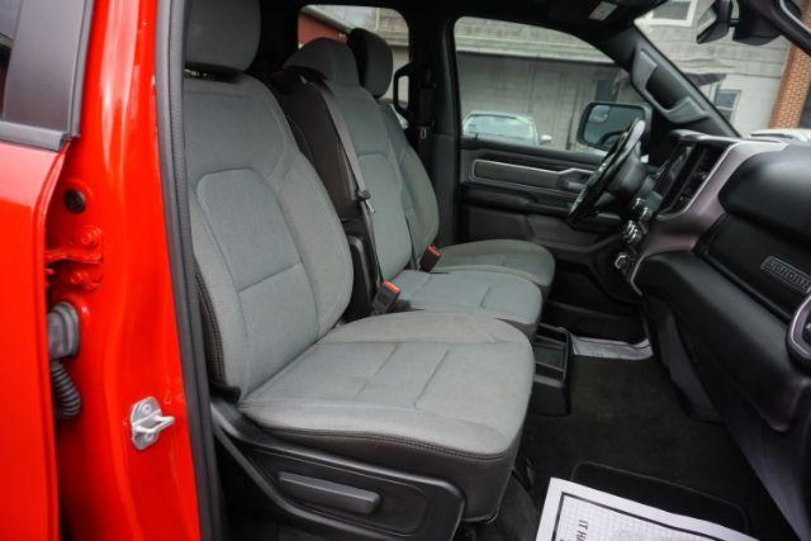 2023 Flame Red Clearcoat /Diesel Gray/Black Ram 1500 Big Horn Quad Cab 4x4 6'4 Box (1C6SRFBT8PN) , located at 312 Centre Ave, Schuylkill Haven, PA, 17972, (570) 593-5278, 40.638130, -76.177383 - Photo#44