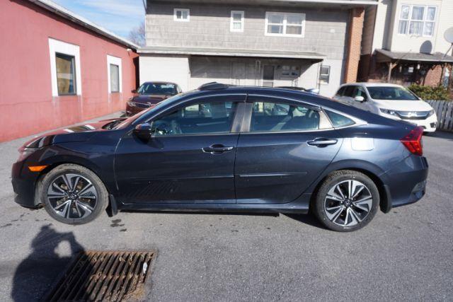 2017 Cosmic Blue Metallic /Black Honda Civic EX-T (19XFC1F38HE) with an 1.5L I-4 gasoline direct injection engine, located at 312 Centre Ave, Schuylkill Haven, PA, 17972, (570) 593-5278, 40.638130, -76.177383 - Photo#0
