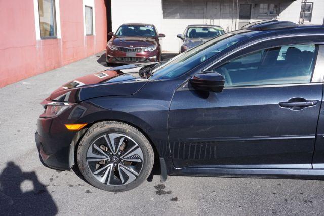 2017 Cosmic Blue Metallic /Black Honda Civic EX-T (19XFC1F38HE) with an 1.5L I-4 gasoline direct injection engine, located at 312 Centre Ave, Schuylkill Haven, PA, 17972, (570) 593-5278, 40.638130, -76.177383 - Photo#1