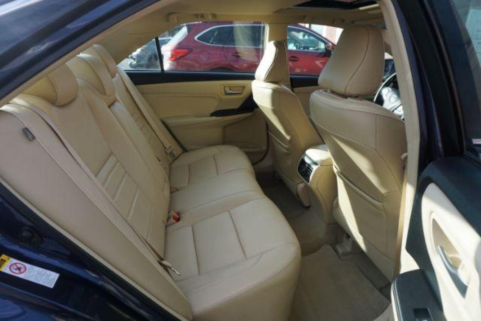 2016 Blue Crush Metallic /Almond Toyota Camry XLE (4T1BF1FK6GU) with an 2.5L I-4 DOHC engine, located at 312 Centre Ave, Schuylkill Haven, PA, 17972, (570) 593-5278, 40.638130, -76.177383- Photo#40