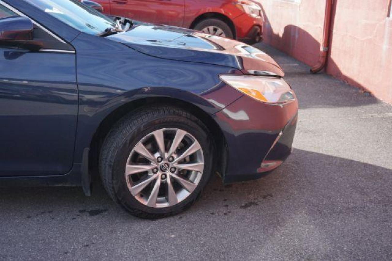 2016 Blue Crush Metallic /Almond Toyota Camry XLE (4T1BF1FK6GU) with an 2.5L I-4 DOHC engine, located at 312 Centre Ave, Schuylkill Haven, PA, 17972, (570) 593-5278, 40.638130, -76.177383- Photo#63