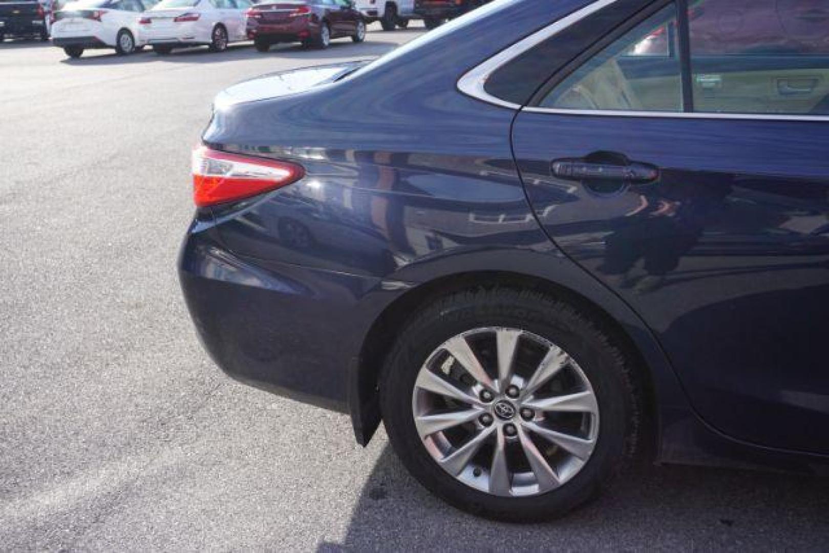 2016 Blue Crush Metallic /Almond Toyota Camry XLE (4T1BF1FK6GU) with an 2.5L I-4 DOHC engine, located at 312 Centre Ave, Schuylkill Haven, PA, 17972, (570) 593-5278, 40.638130, -76.177383- Photo#66
