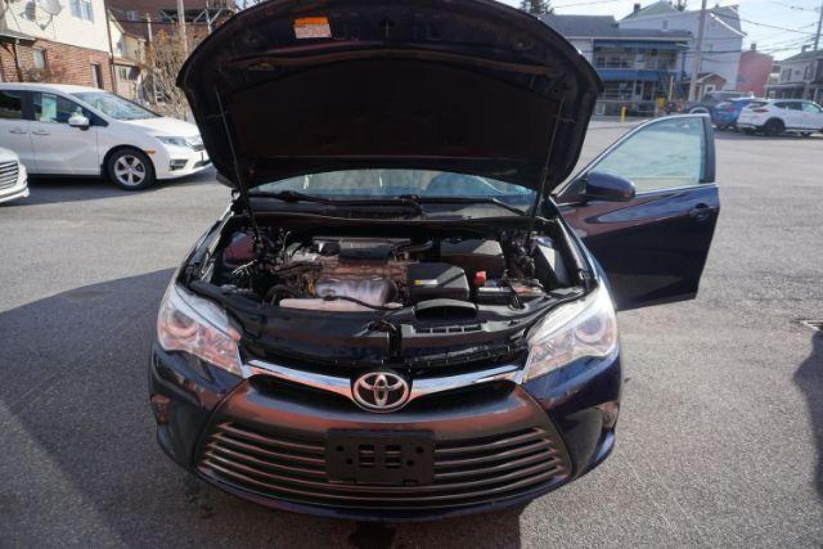 2016 Blue Crush Metallic /Almond Toyota Camry XLE (4T1BF1FK6GU) with an 2.5L I-4 DOHC engine, located at 312 Centre Ave, Schuylkill Haven, PA, 17972, (570) 593-5278, 40.638130, -76.177383- Photo#70