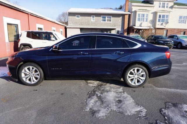2018 Blue Velvet Metallic /Jet Black Chevrolet Impala 1LT (2G1105S34J9) with an Ecotec 2.5L I-4 gasoline direct injection engine, located at 312 Centre Ave, Schuylkill Haven, PA, 17972, (570) 593-5278, 40.638130, -76.177383 - Photo#0