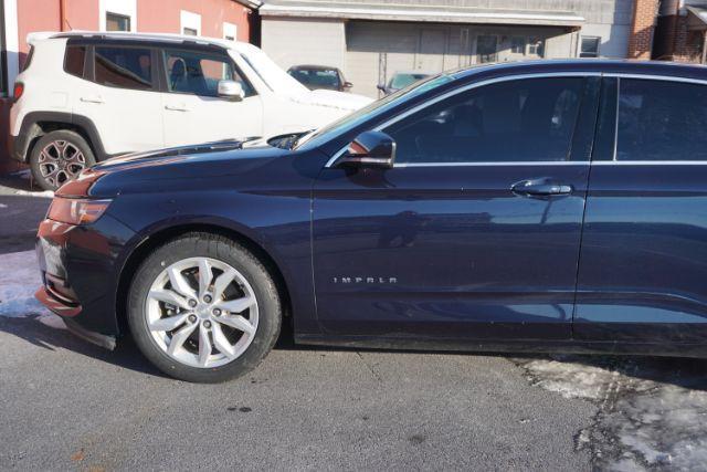 2018 Blue Velvet Metallic /Jet Black Chevrolet Impala 1LT (2G1105S34J9) with an Ecotec 2.5L I-4 gasoline direct injection engine, located at 312 Centre Ave, Schuylkill Haven, PA, 17972, (570) 593-5278, 40.638130, -76.177383 - Photo#1