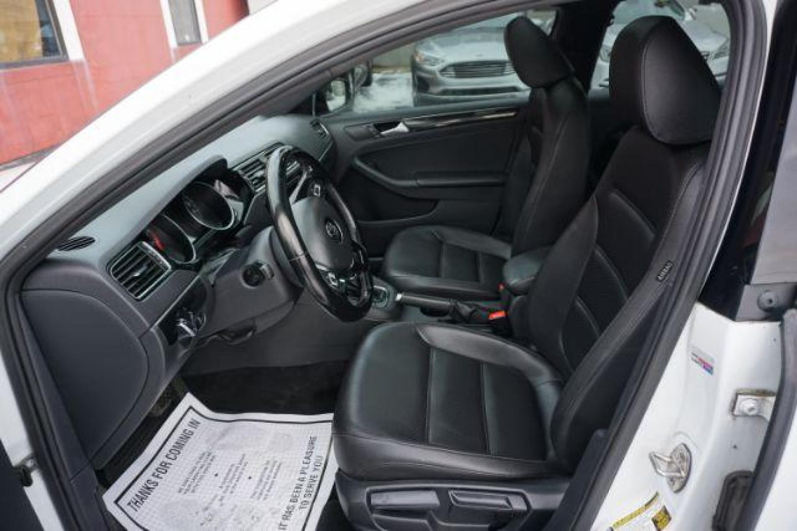 2018 Pure White w/Black Roof /Titan Black w/Black Headliner Volkswagen Jetta 1.8T SE Sport (3VWD17AJ9JM) with an 1.8L I-4 gasoline direct injection engine, located at 312 Centre Ave, Schuylkill Haven, PA, 17972, (570) 593-5278, 40.638130, -76.177383 - Photo#29