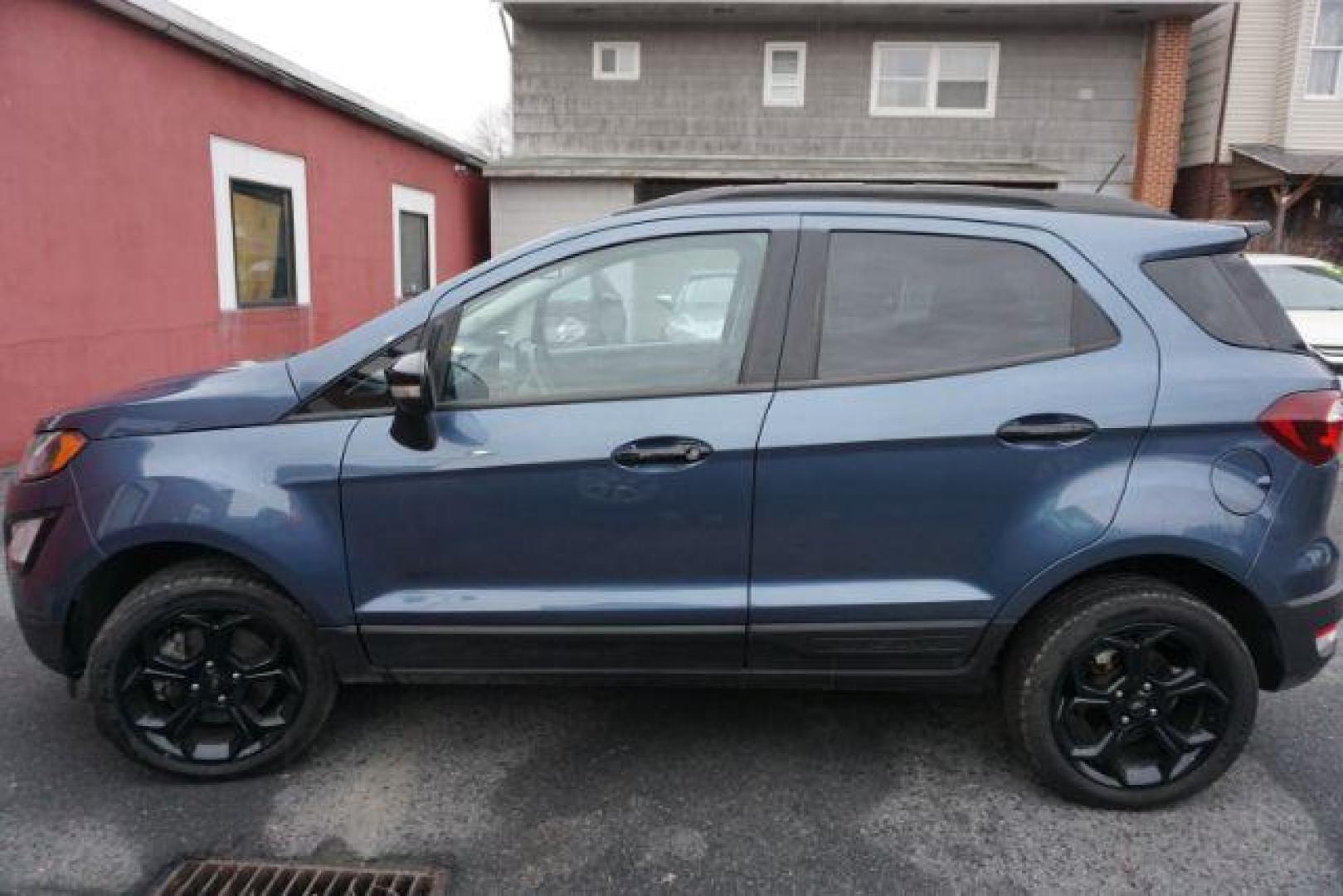 2021 Blue Metallic /Ebony Black Ford EcoSport SES (MAJ6S3JL4MC) with an 2L I-4 gasoline direct injection engine, located at 312 Centre Ave, Schuylkill Haven, PA, 17972, (570) 593-5278, 40.638130, -76.177383 - Photo#0