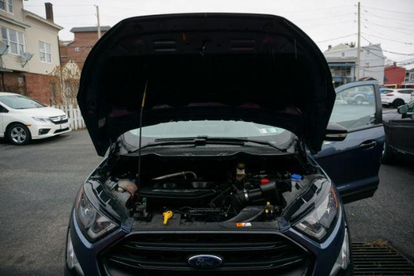 2021 Blue Metallic /Ebony Black Ford EcoSport SES (MAJ6S3JL4MC) with an 2L I-4 gasoline direct injection engine, located at 312 Centre Ave, Schuylkill Haven, PA, 17972, (570) 593-5278, 40.638130, -76.177383 - Photo#20