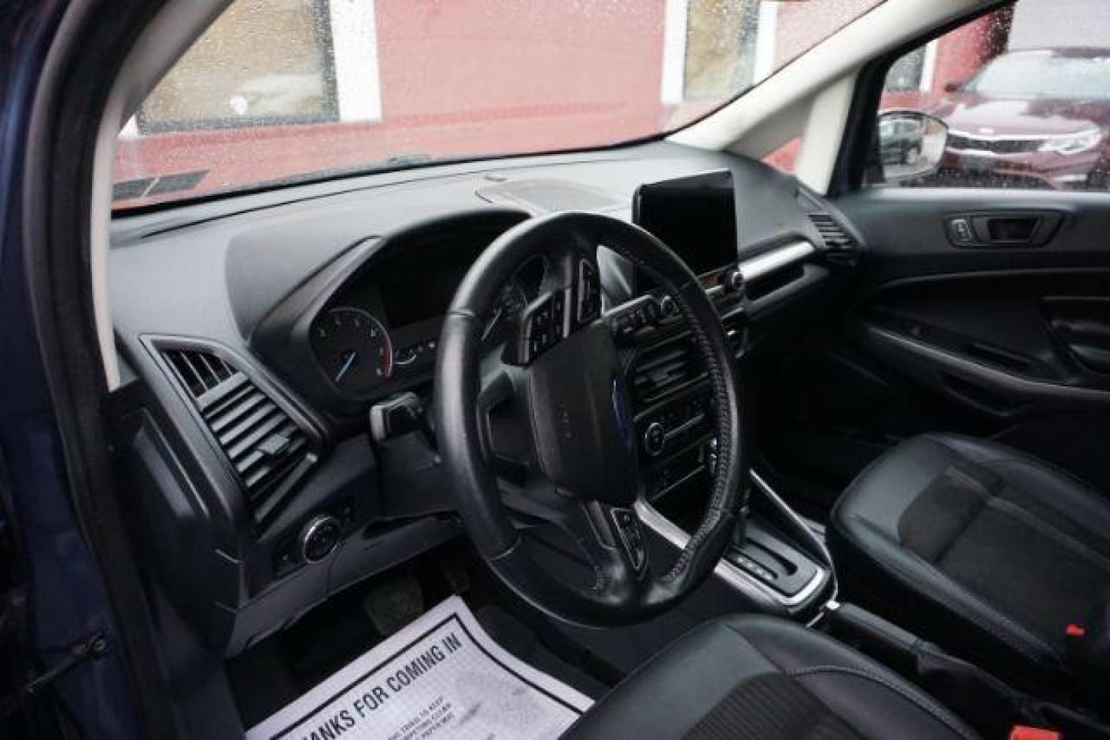2021 Blue Metallic /Ebony Black Ford EcoSport SES (MAJ6S3JL4MC) with an 2L I-4 gasoline direct injection engine, located at 312 Centre Ave, Schuylkill Haven, PA, 17972, (570) 593-5278, 40.638130, -76.177383 - Photo#25