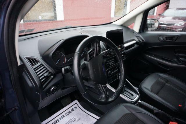 2021 Blue Metallic /Ebony Black Ford EcoSport SES (MAJ6S3JL4MC) with an 2L I-4 gasoline direct injection engine, located at 312 Centre Ave, Schuylkill Haven, PA, 17972, (570) 593-5278, 40.638130, -76.177383 - Photo#25