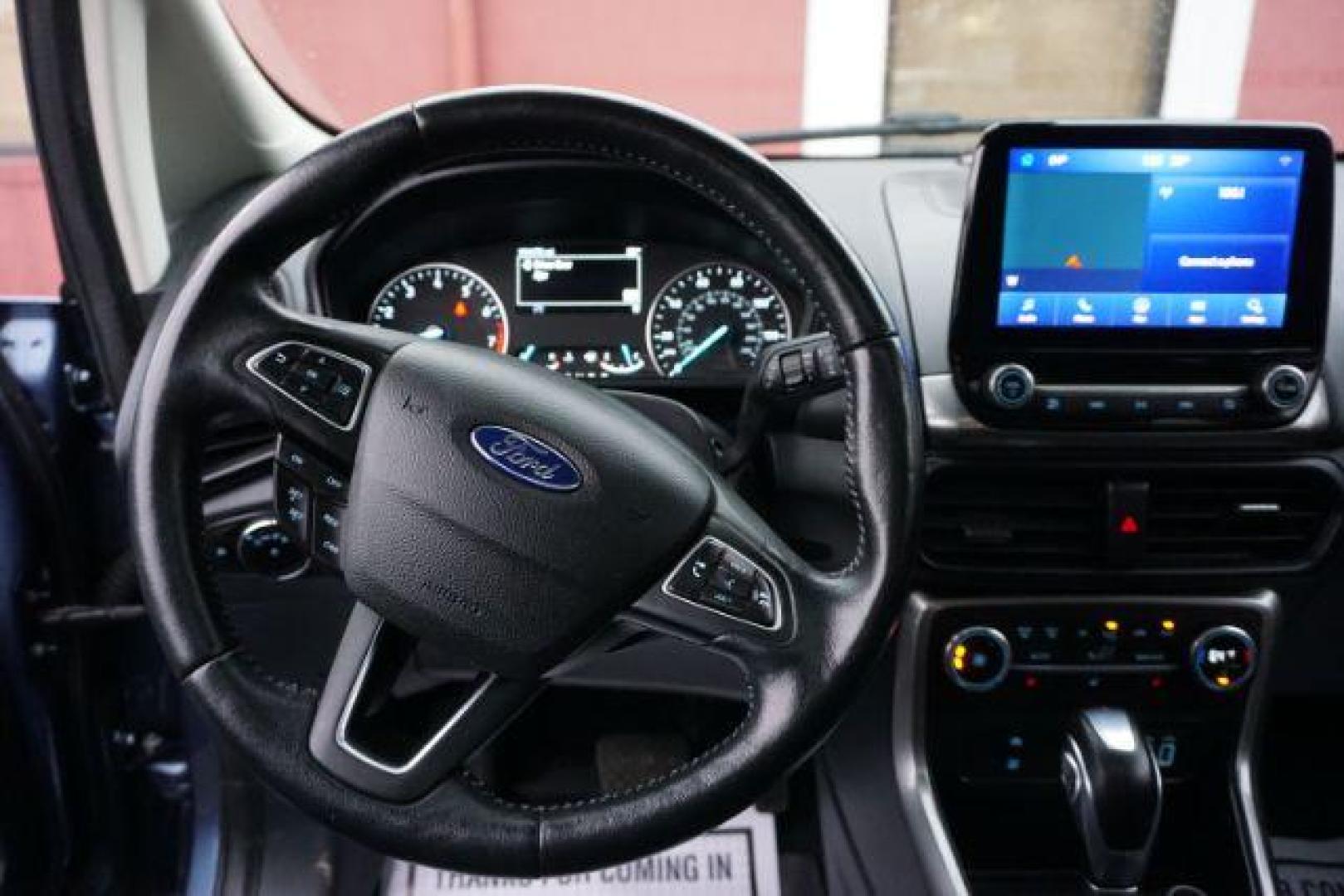 2021 Blue Metallic /Ebony Black Ford EcoSport SES (MAJ6S3JL4MC) with an 2L I-4 gasoline direct injection engine, located at 312 Centre Ave, Schuylkill Haven, PA, 17972, (570) 593-5278, 40.638130, -76.177383 - Photo#28