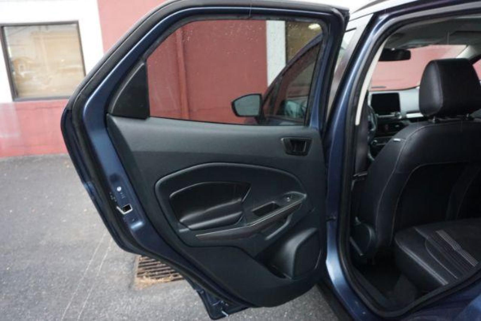 2021 Blue Metallic /Ebony Black Ford EcoSport SES (MAJ6S3JL4MC) with an 2L I-4 gasoline direct injection engine, located at 312 Centre Ave, Schuylkill Haven, PA, 17972, (570) 593-5278, 40.638130, -76.177383 - Photo#36