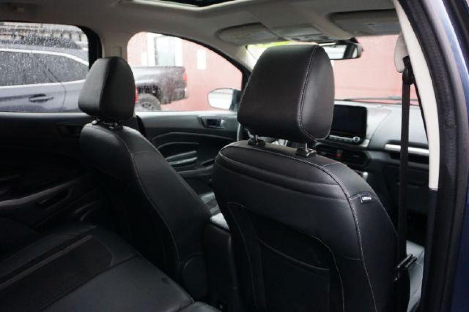 2021 Blue Metallic /Ebony Black Ford EcoSport SES (MAJ6S3JL4MC) with an 2L I-4 gasoline direct injection engine, located at 312 Centre Ave, Schuylkill Haven, PA, 17972, (570) 593-5278, 40.638130, -76.177383 - Photo#39