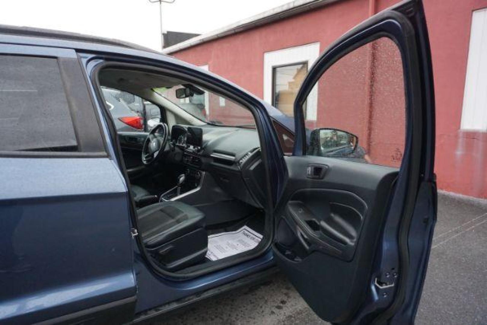 2021 Blue Metallic /Ebony Black Ford EcoSport SES (MAJ6S3JL4MC) with an 2L I-4 gasoline direct injection engine, located at 312 Centre Ave, Schuylkill Haven, PA, 17972, (570) 593-5278, 40.638130, -76.177383 - Photo#43