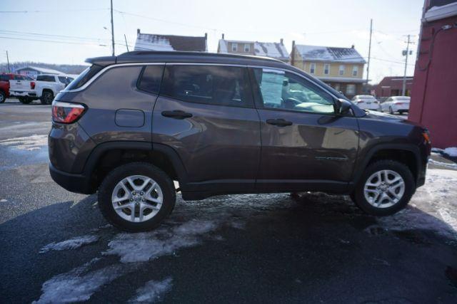 2019 Billet Silver Metallic Clearcoat Jeep Compass Sport 4x4 (3C4NJDAB9KT) , located at 312 Centre Ave, Schuylkill Haven, PA, 17972, (570) 593-5278, 40.638130, -76.177383 - Photo#14