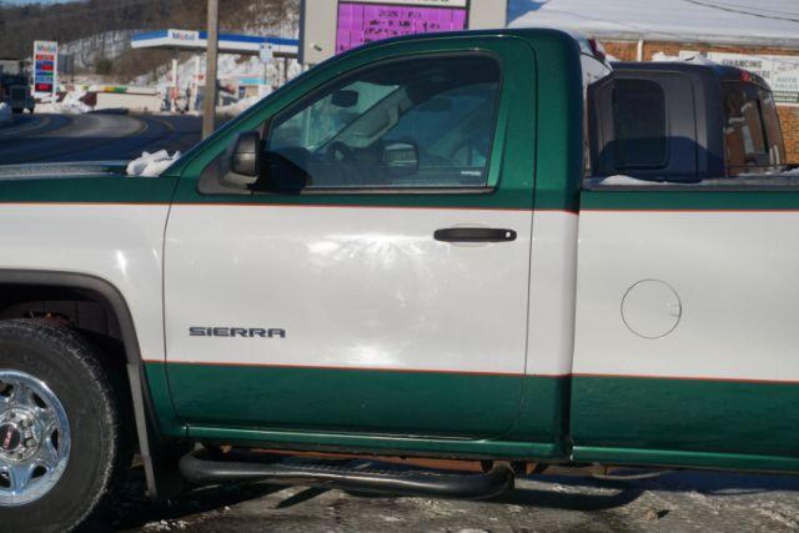 2014 Green and white /gray GMC Sierra 1500 sl (1GTN2TEC7EZ) with an 5.3L v8 engine, located at 312 Centre Ave, Schuylkill Haven, PA, 17972, (570) 593-5278, 40.638130, -76.177383 - Photo#2