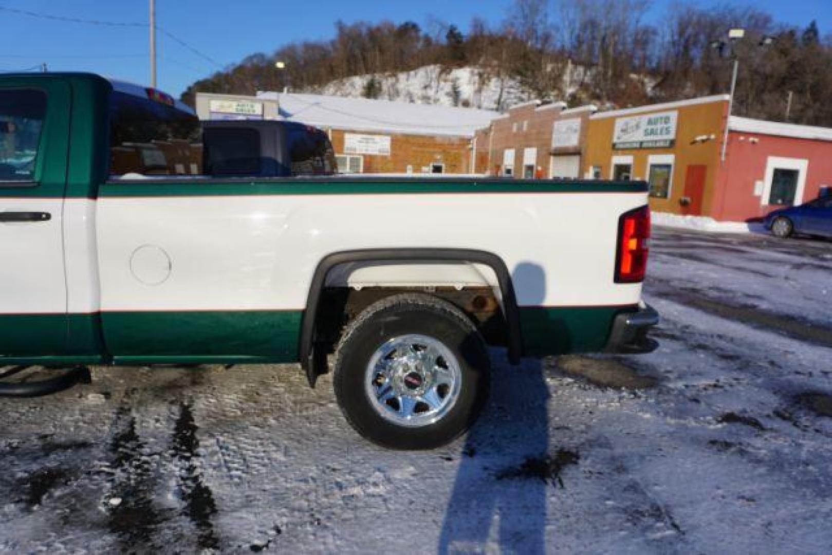 2014 Green and white /gray GMC Sierra 1500 sl (1GTN2TEC7EZ) with an 5.3L v8 engine, located at 312 Centre Ave, Schuylkill Haven, PA, 17972, (570) 593-5278, 40.638130, -76.177383 - Photo#5