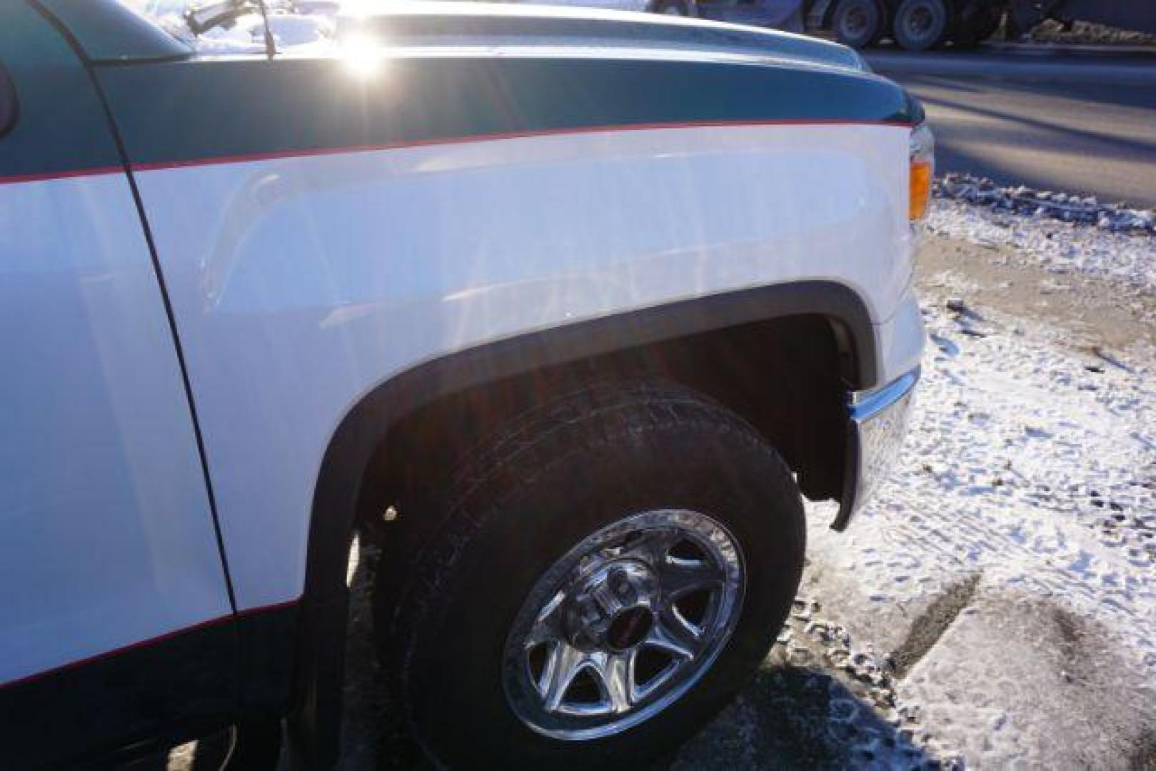 2014 Green and white /gray GMC Sierra 1500 sl (1GTN2TEC7EZ) with an 5.3L v8 engine, located at 312 Centre Ave, Schuylkill Haven, PA, 17972, (570) 593-5278, 40.638130, -76.177383 - Photo#14
