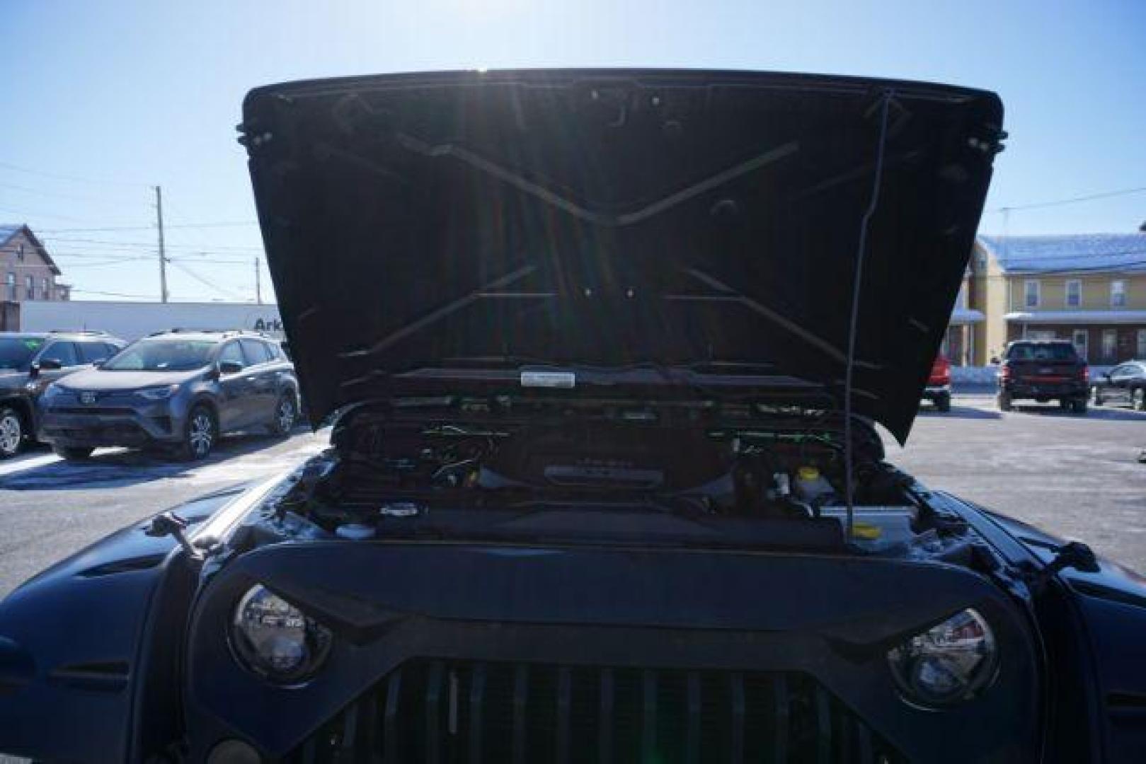 2018 Black Clearcoat /Black Jeep Wrangler JK Unlimited Sport 4x4 (1C4BJWDG3JL) with an Pentastar 3.6L V-6 DOHC engine, located at 312 Centre Ave, Schuylkill Haven, PA, 17972, (570) 593-5278, 40.638130, -76.177383 - Photo#11