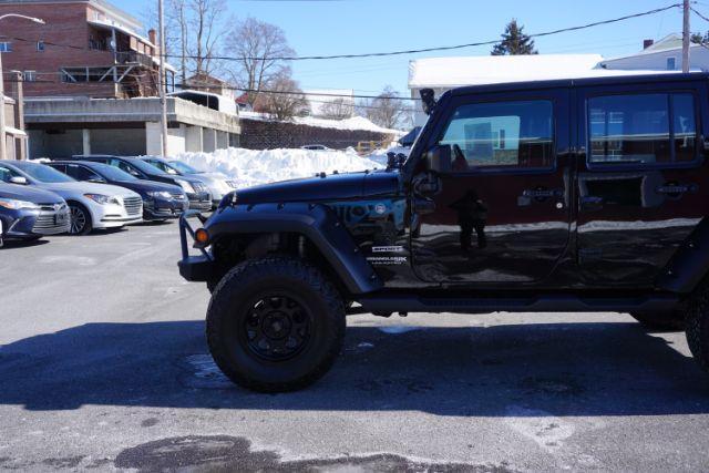 2018 Black Clearcoat /Black Jeep Wrangler JK Unlimited Sport 4x4 (1C4BJWDG3JL) with an Pentastar 3.6L V-6 DOHC engine, located at 312 Centre Ave, Schuylkill Haven, PA, 17972, (570) 593-5278, 40.638130, -76.177383 - Photo#14