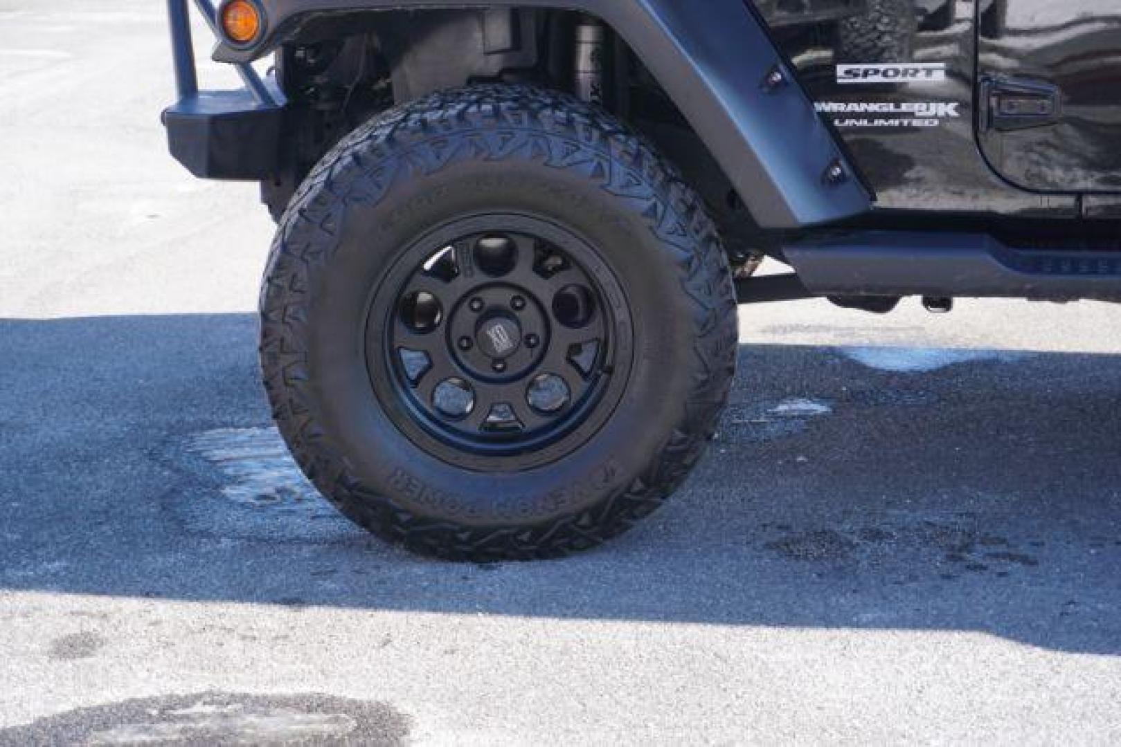 2018 Black Clearcoat /Black Jeep Wrangler JK Unlimited Sport 4x4 (1C4BJWDG3JL) with an Pentastar 3.6L V-6 DOHC engine, located at 312 Centre Ave, Schuylkill Haven, PA, 17972, (570) 593-5278, 40.638130, -76.177383 - Photo#17