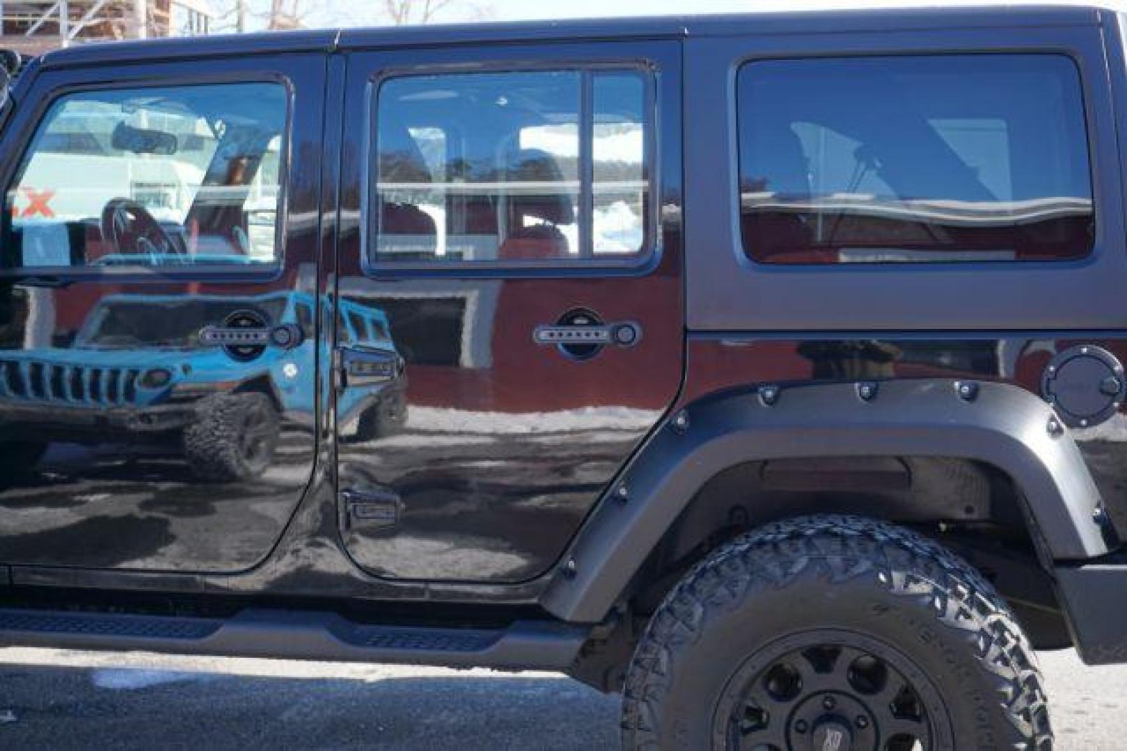 2018 Black Clearcoat /Black Jeep Wrangler JK Unlimited Sport 4x4 (1C4BJWDG3JL) with an Pentastar 3.6L V-6 DOHC engine, located at 312 Centre Ave, Schuylkill Haven, PA, 17972, (570) 593-5278, 40.638130, -76.177383 - Photo#19