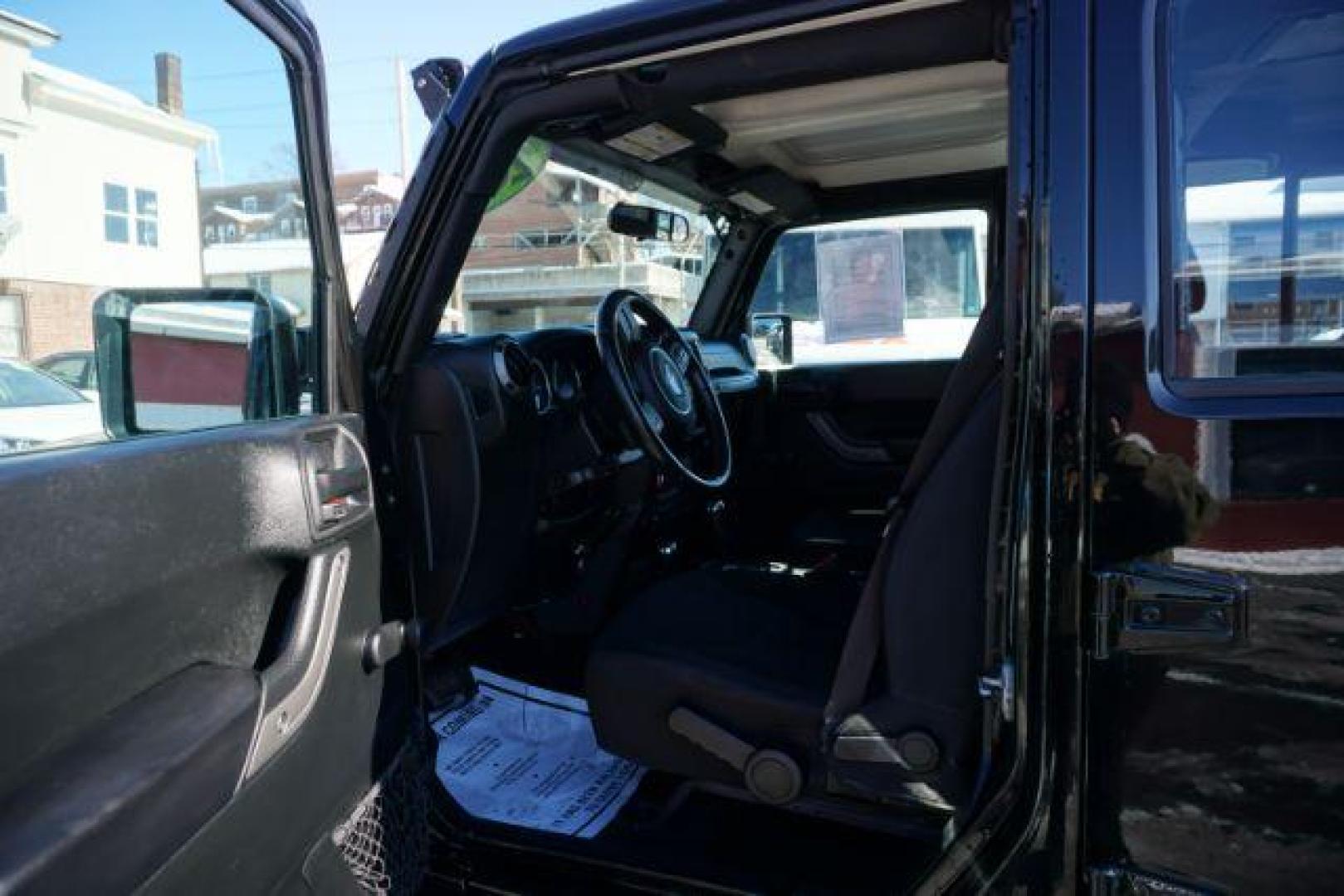 2018 Black Clearcoat /Black Jeep Wrangler JK Unlimited Sport 4x4 (1C4BJWDG3JL) with an Pentastar 3.6L V-6 DOHC engine, located at 312 Centre Ave, Schuylkill Haven, PA, 17972, (570) 593-5278, 40.638130, -76.177383 - Photo#27