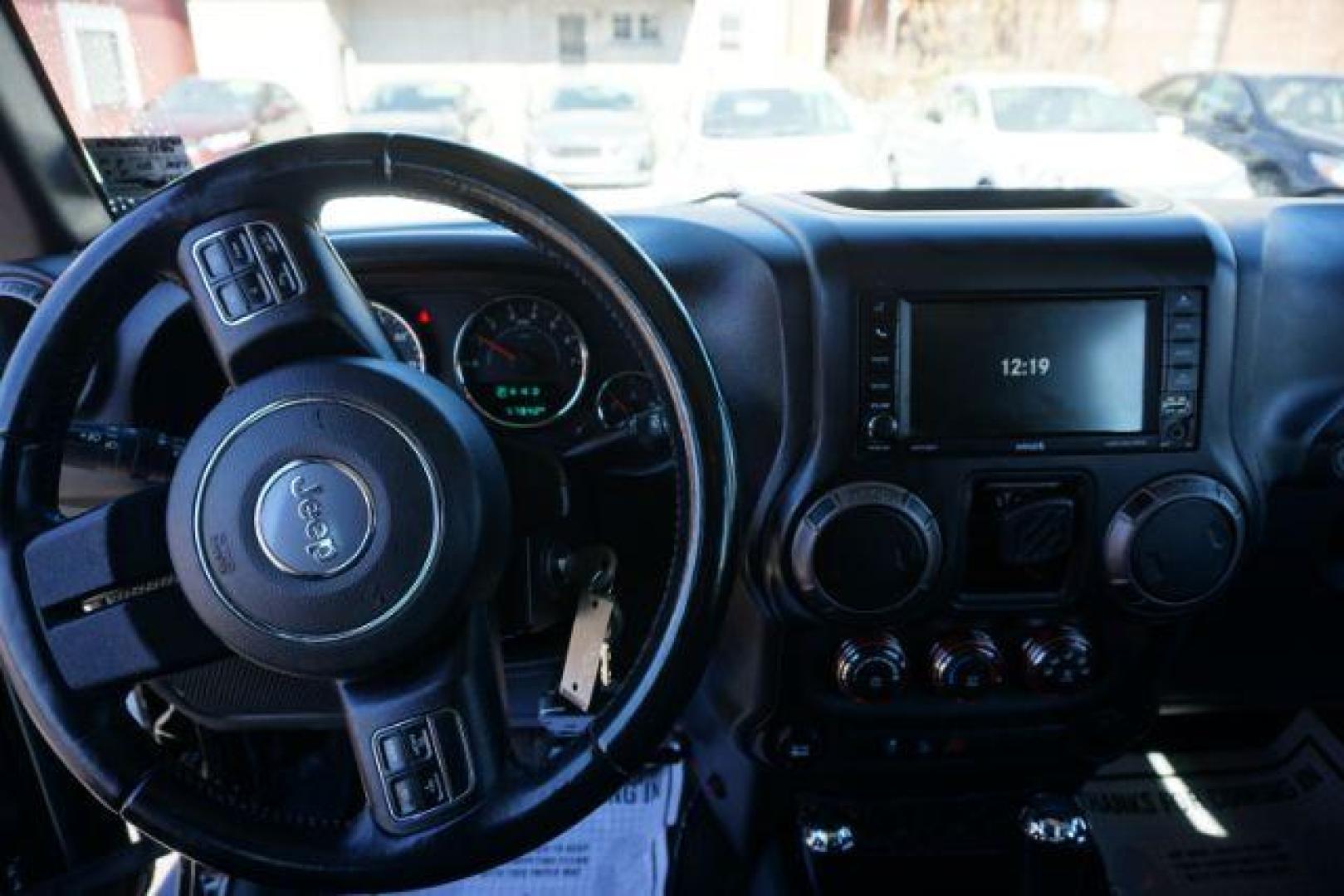 2018 Black Clearcoat /Black Jeep Wrangler JK Unlimited Sport 4x4 (1C4BJWDG3JL) with an Pentastar 3.6L V-6 DOHC engine, located at 312 Centre Ave, Schuylkill Haven, PA, 17972, (570) 593-5278, 40.638130, -76.177383 - Photo#32