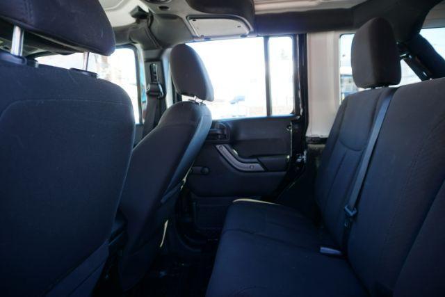 2018 Black Clearcoat /Black Jeep Wrangler JK Unlimited Sport 4x4 (1C4BJWDG3JL) with an Pentastar 3.6L V-6 DOHC engine, located at 312 Centre Ave, Schuylkill Haven, PA, 17972, (570) 593-5278, 40.638130, -76.177383 - Photo#36