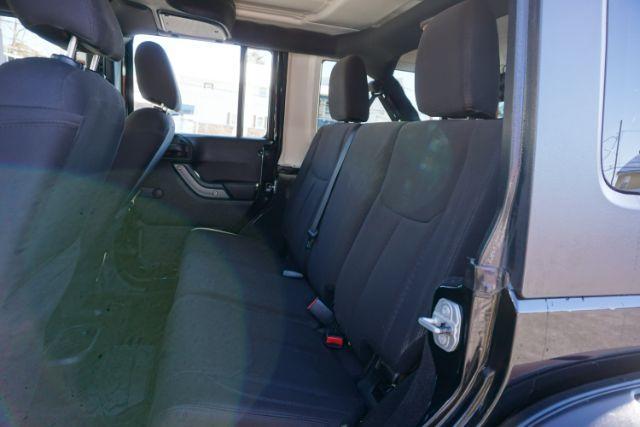 2018 Black Clearcoat /Black Jeep Wrangler JK Unlimited Sport 4x4 (1C4BJWDG3JL) with an Pentastar 3.6L V-6 DOHC engine, located at 312 Centre Ave, Schuylkill Haven, PA, 17972, (570) 593-5278, 40.638130, -76.177383 - Photo#38