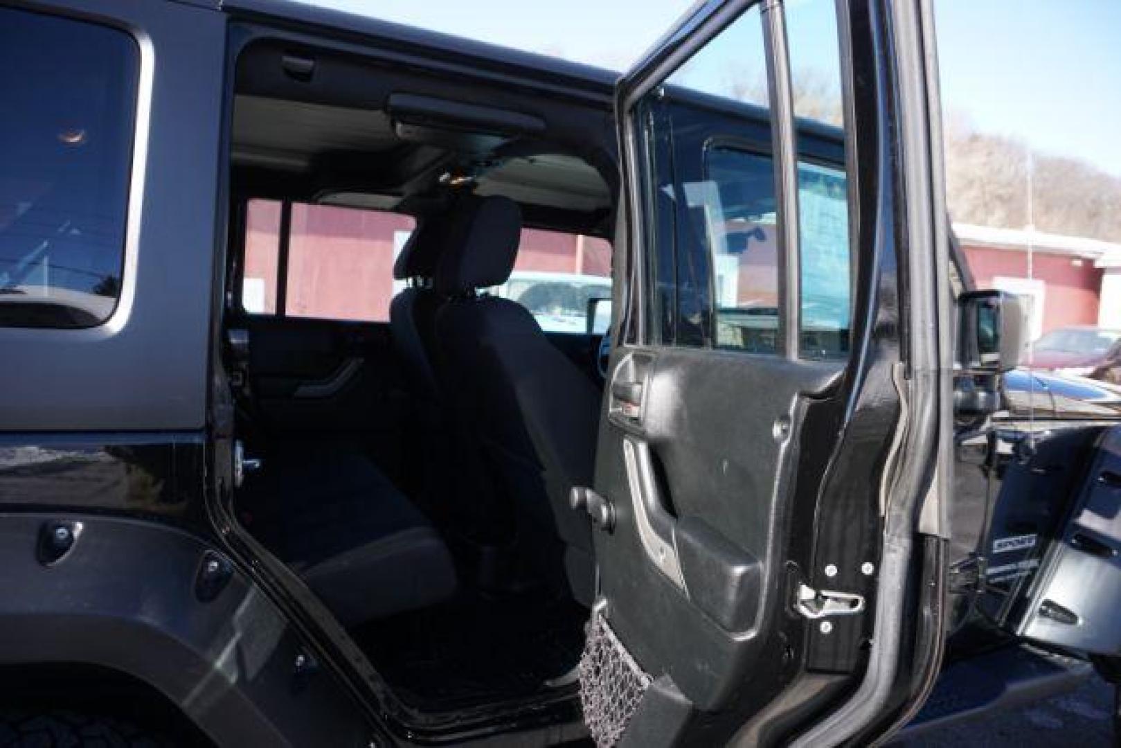 2018 Black Clearcoat /Black Jeep Wrangler JK Unlimited Sport 4x4 (1C4BJWDG3JL) with an Pentastar 3.6L V-6 DOHC engine, located at 312 Centre Ave, Schuylkill Haven, PA, 17972, (570) 593-5278, 40.638130, -76.177383 - Photo#42