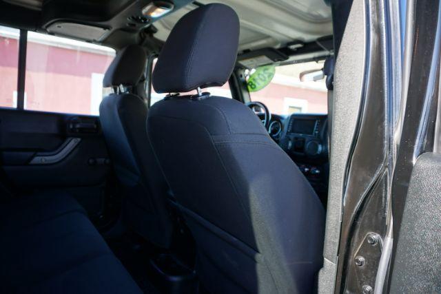 2018 Black Clearcoat /Black Jeep Wrangler JK Unlimited Sport 4x4 (1C4BJWDG3JL) with an Pentastar 3.6L V-6 DOHC engine, located at 312 Centre Ave, Schuylkill Haven, PA, 17972, (570) 593-5278, 40.638130, -76.177383 - Photo#45