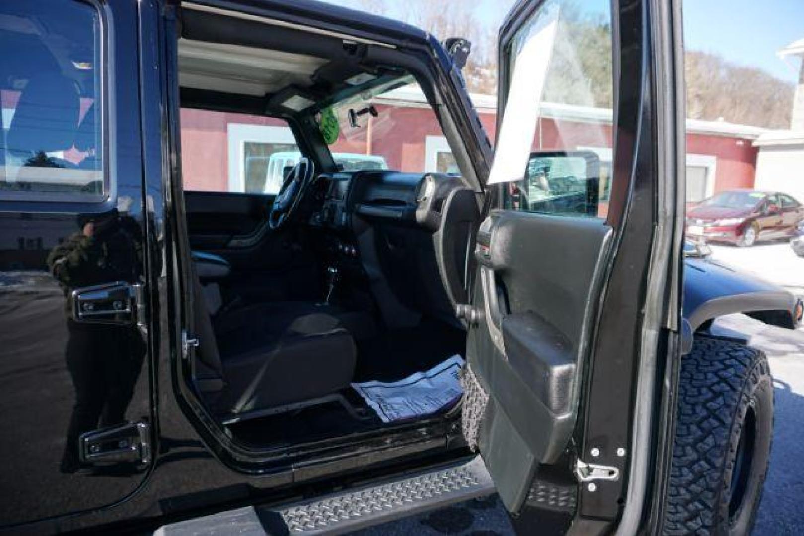 2018 Black Clearcoat /Black Jeep Wrangler JK Unlimited Sport 4x4 (1C4BJWDG3JL) with an Pentastar 3.6L V-6 DOHC engine, located at 312 Centre Ave, Schuylkill Haven, PA, 17972, (570) 593-5278, 40.638130, -76.177383 - Photo#47