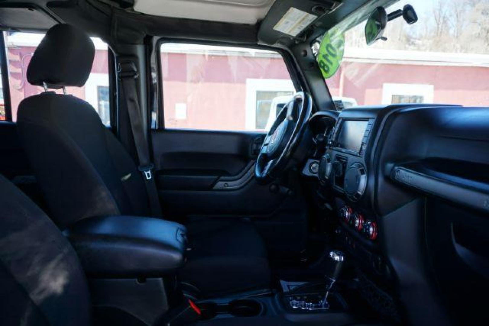 2018 Black Clearcoat /Black Jeep Wrangler JK Unlimited Sport 4x4 (1C4BJWDG3JL) with an Pentastar 3.6L V-6 DOHC engine, located at 312 Centre Ave, Schuylkill Haven, PA, 17972, (570) 593-5278, 40.638130, -76.177383 - Photo#48