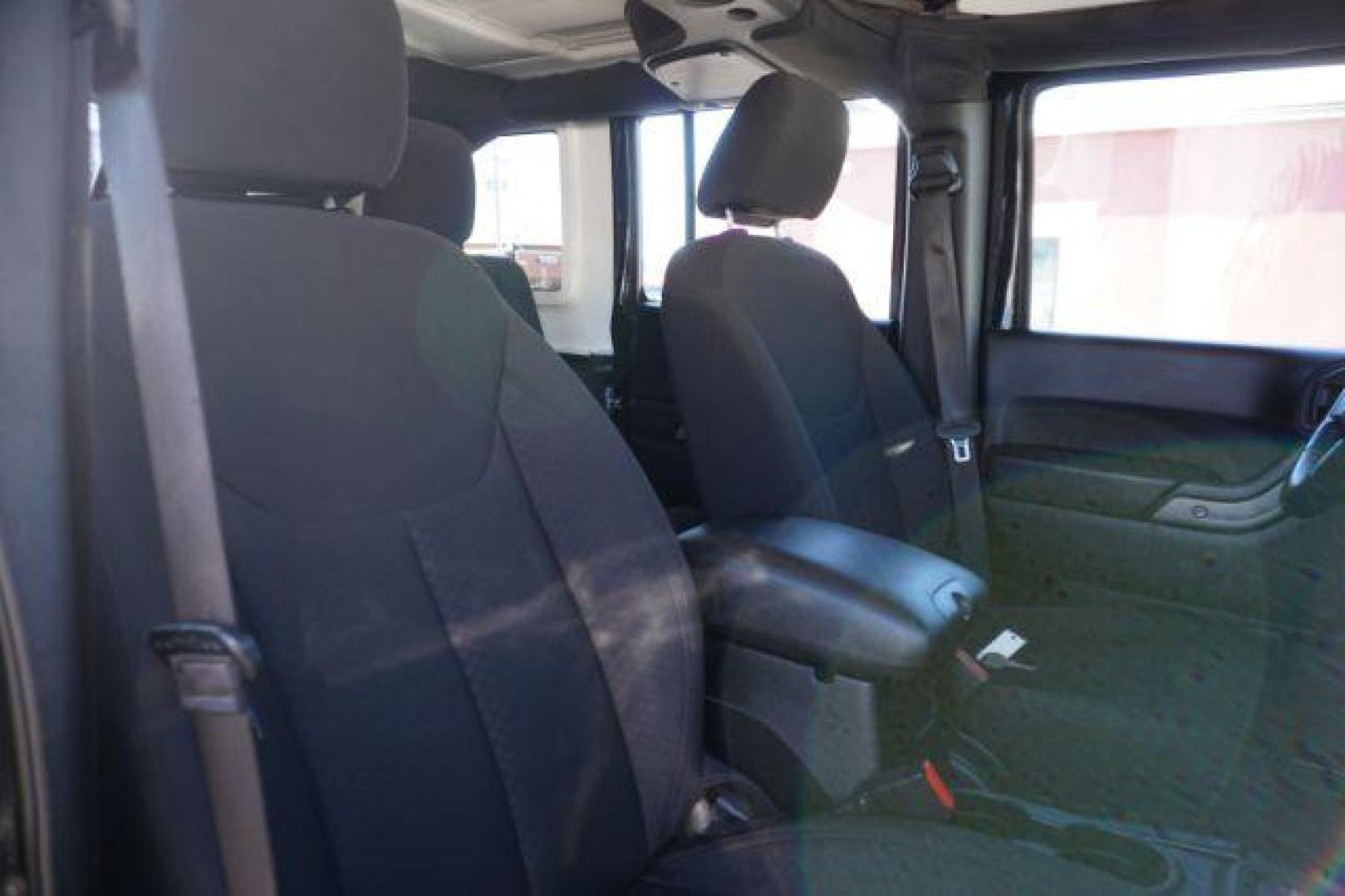 2018 Black Clearcoat /Black Jeep Wrangler JK Unlimited Sport 4x4 (1C4BJWDG3JL) with an Pentastar 3.6L V-6 DOHC engine, located at 312 Centre Ave, Schuylkill Haven, PA, 17972, (570) 593-5278, 40.638130, -76.177383 - Photo#49