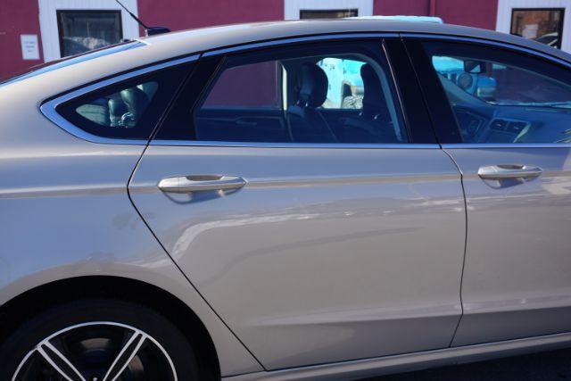 2015 Bronze Fire Metallic Tinted Clearcoat /Ebony Ford Fusion SE (3FA6P0T95FR) with an EcoBoost 2L I-4 gasoline direct injection engine, located at 312 Centre Ave, Schuylkill Haven, PA, 17972, (570) 593-5278, 40.638130, -76.177383 - Photo#17
