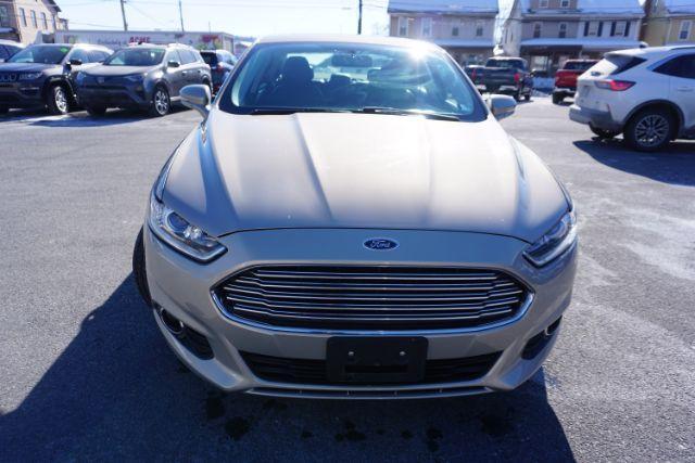 2015 Bronze Fire Metallic Tinted Clearcoat /Ebony Ford Fusion SE (3FA6P0T95FR) with an EcoBoost 2L I-4 gasoline direct injection engine, located at 312 Centre Ave, Schuylkill Haven, PA, 17972, (570) 593-5278, 40.638130, -76.177383 - Photo#22