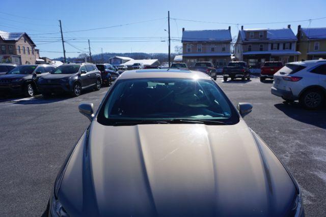 2015 Bronze Fire Metallic Tinted Clearcoat /Ebony Ford Fusion SE (3FA6P0T95FR) with an EcoBoost 2L I-4 gasoline direct injection engine, located at 312 Centre Ave, Schuylkill Haven, PA, 17972, (570) 593-5278, 40.638130, -76.177383 - Photo#23