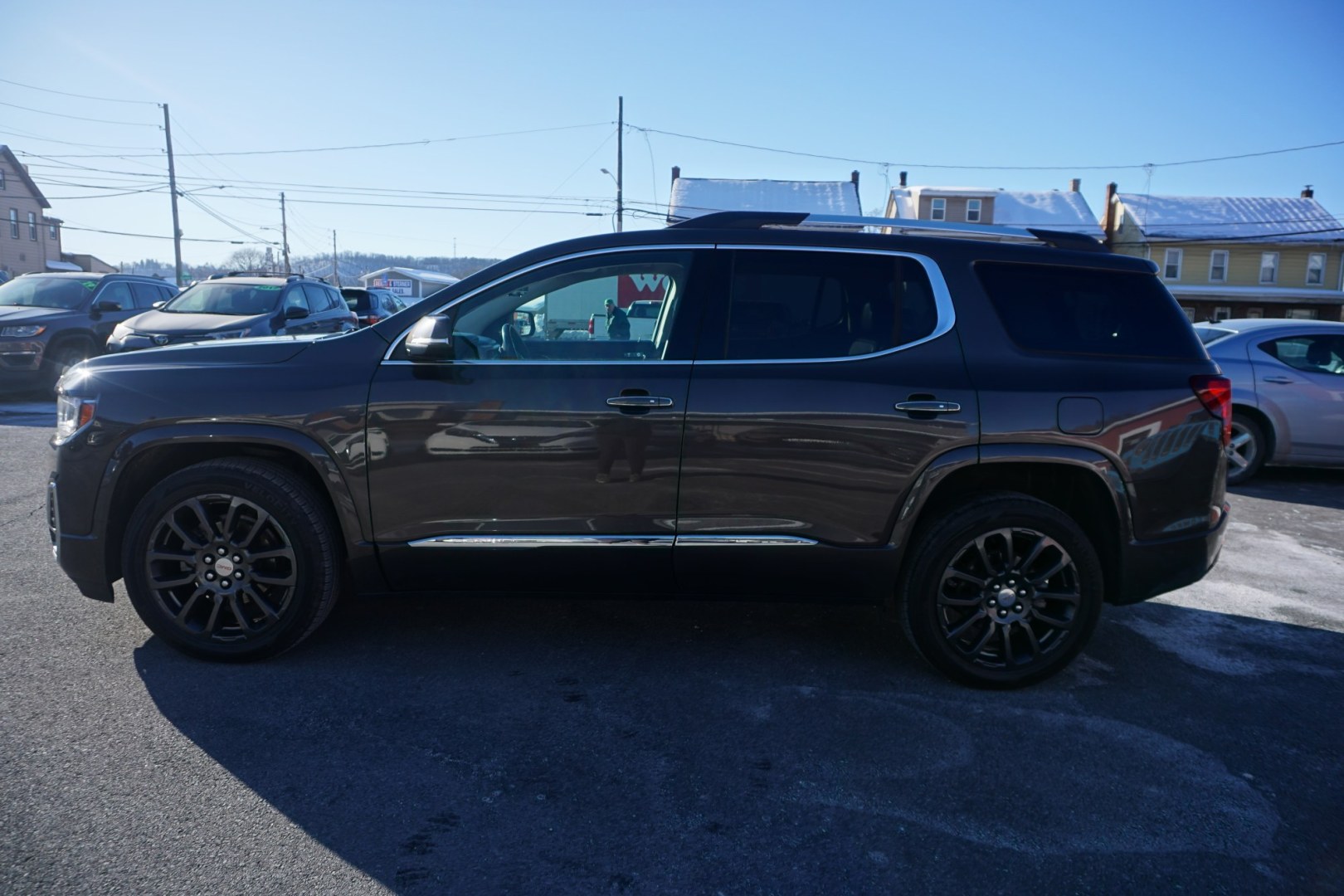 2020 Satin Steel Metallic /Dark Galvanized/Light Shale GMC ACADIA DENALI (1GKKNXLS7LZ) with an 3.6L V-6 gasoline direct injection engine, located at 312 Centre Ave, Schuylkill Haven, PA, 17972, (570) 593-5278, 40.638130, -76.177383 - Photo#0
