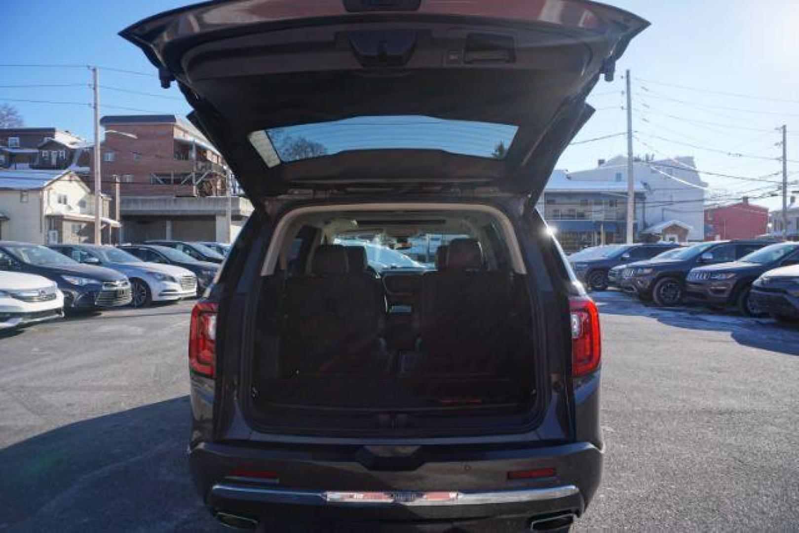 2020 Satin Steel Metallic /Dark Galvanized/Light Shale GMC ACADIA DENALI (1GKKNXLS7LZ) with an 3.6L V-6 gasoline direct injection engine, located at 312 Centre Ave, Schuylkill Haven, PA, 17972, (570) 593-5278, 40.638130, -76.177383- Photo#51