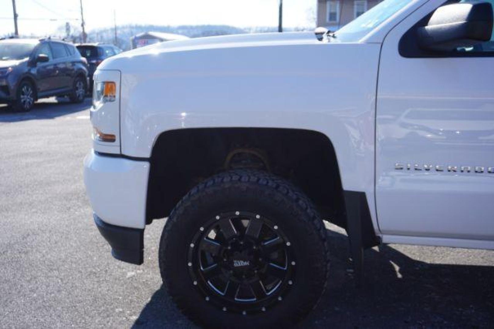 2018 Summit White /Dark Ash/Jet Black Chevrolet Silverado 1500 Custom (1GCVKPEC6JZ) with an EcoTec3 4.3L V-6 gasoline direct injection engine, located at 312 Centre Ave, Schuylkill Haven, PA, 17972, (570) 593-5278, 40.638130, -76.177383 - Photo#2