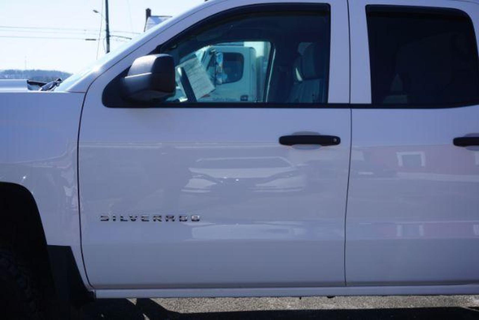2018 Summit White /Dark Ash/Jet Black Chevrolet Silverado 1500 Custom (1GCVKPEC6JZ) with an EcoTec3 4.3L V-6 gasoline direct injection engine, located at 312 Centre Ave, Schuylkill Haven, PA, 17972, (570) 593-5278, 40.638130, -76.177383 - Photo#4