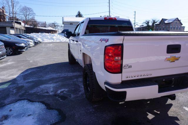 2018 Summit White /Dark Ash/Jet Black Chevrolet Silverado 1500 Custom (1GCVKPEC6JZ) with an EcoTec3 4.3L V-6 gasoline direct injection engine, located at 312 Centre Ave, Schuylkill Haven, PA, 17972, (570) 593-5278, 40.638130, -76.177383 - Photo#10