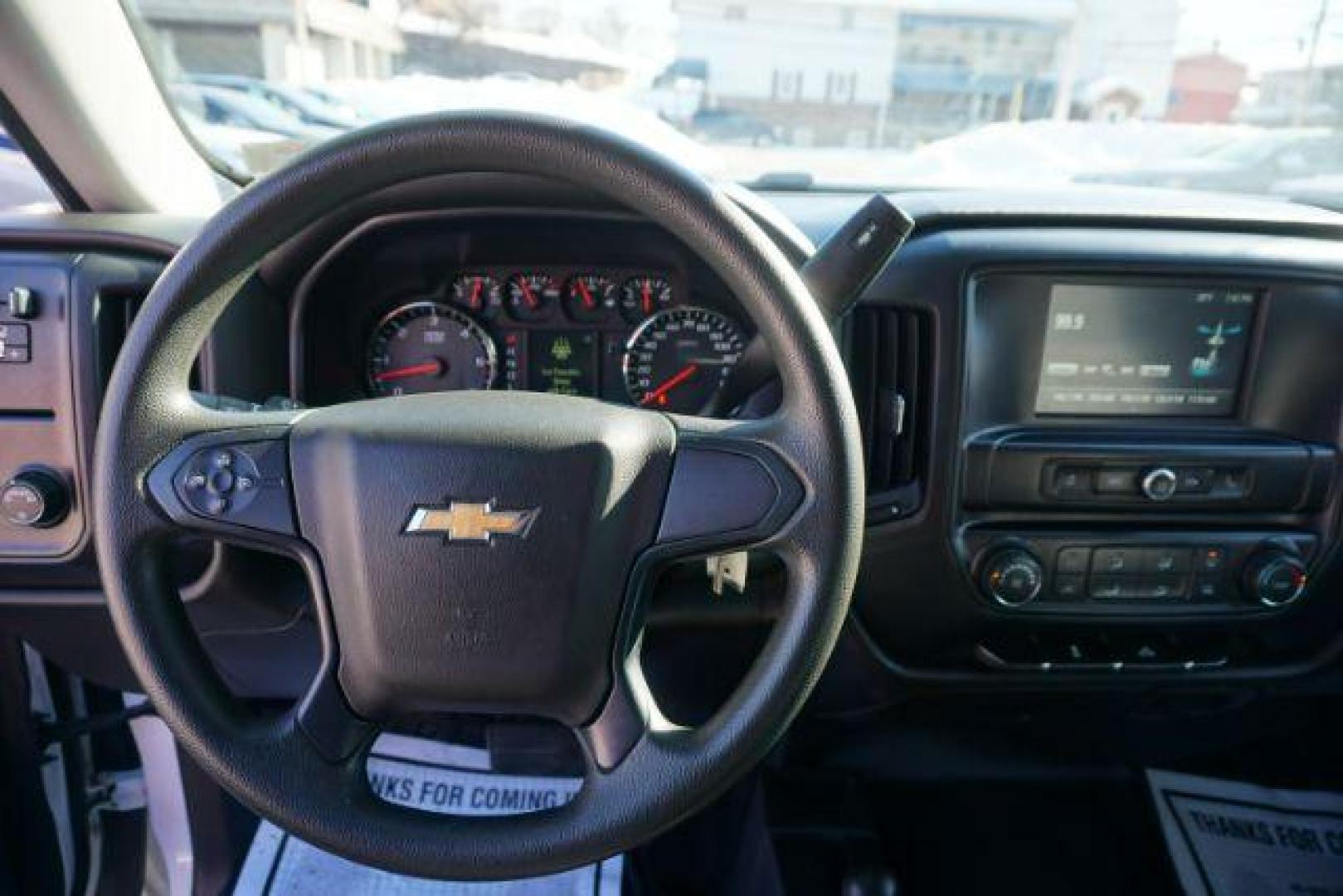 2018 Summit White /Dark Ash/Jet Black Chevrolet Silverado 1500 Custom (1GCVKPEC6JZ) with an EcoTec3 4.3L V-6 gasoline direct injection engine, located at 312 Centre Ave, Schuylkill Haven, PA, 17972, (570) 593-5278, 40.638130, -76.177383 - Photo#31