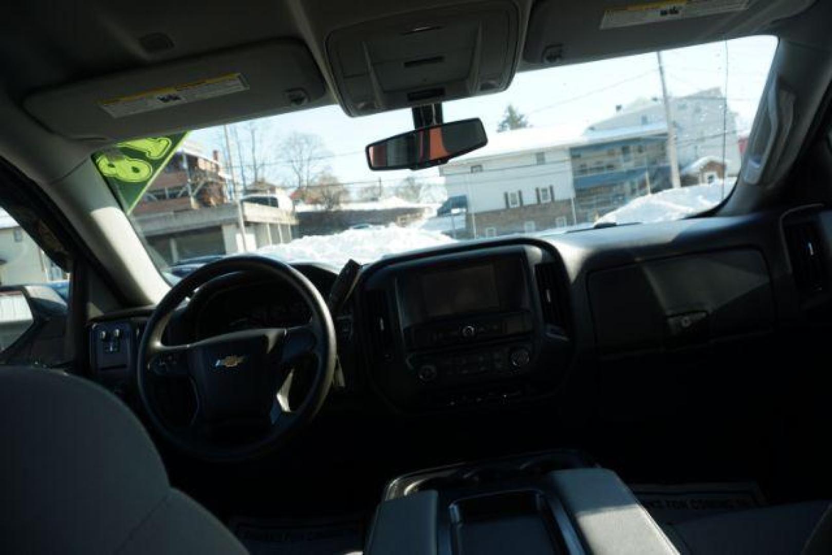 2018 Summit White /Dark Ash/Jet Black Chevrolet Silverado 1500 Custom (1GCVKPEC6JZ) with an EcoTec3 4.3L V-6 gasoline direct injection engine, located at 312 Centre Ave, Schuylkill Haven, PA, 17972, (570) 593-5278, 40.638130, -76.177383 - Photo#41