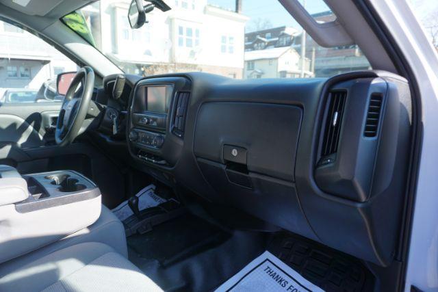 2018 Summit White /Dark Ash/Jet Black Chevrolet Silverado 1500 Custom (1GCVKPEC6JZ) with an EcoTec3 4.3L V-6 gasoline direct injection engine, located at 312 Centre Ave, Schuylkill Haven, PA, 17972, (570) 593-5278, 40.638130, -76.177383 - Photo#46