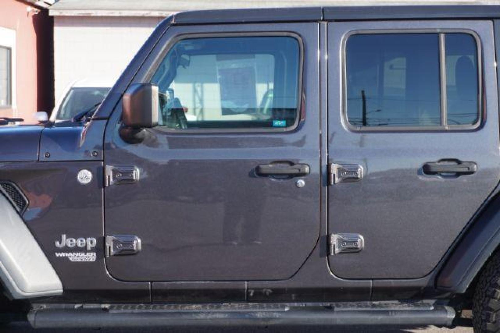 2020 Sting-Gray Clearcoat /Black Jeep Wrangler Unlimited Sport S 4X4 (1C4HJXDG3LW) , located at 312 Centre Ave, Schuylkill Haven, PA, 17972, (570) 593-5278, 40.638130, -76.177383 - Photo#4