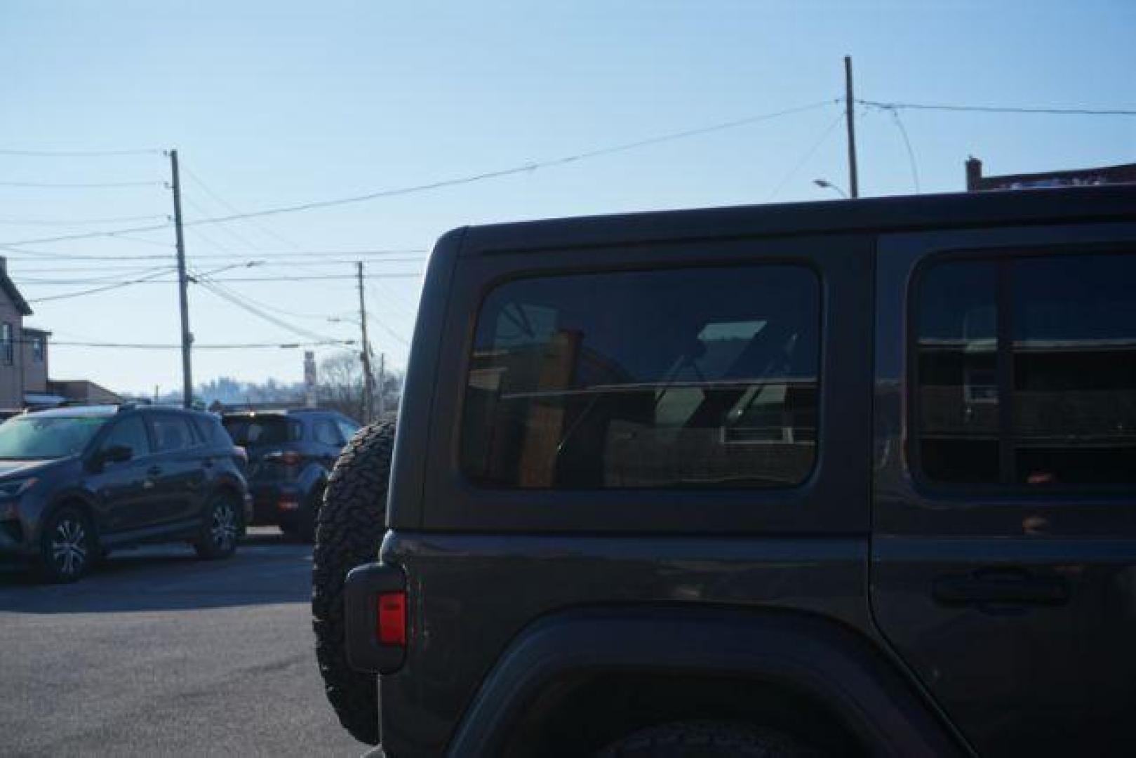 2020 Sting-Gray Clearcoat /Black Jeep Wrangler Unlimited Sport S 4X4 (1C4HJXDG3LW) , located at 312 Centre Ave, Schuylkill Haven, PA, 17972, (570) 593-5278, 40.638130, -76.177383 - Photo#16